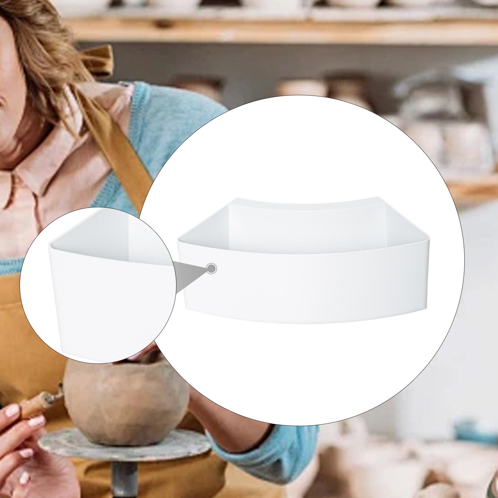 

Держатель для инструментов гончарного круга Органайзер для керамических инструментов Стеллаж для хранения художественных принадлежностей для гончарного дела и DIY-проектов белый