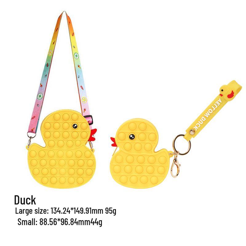 

Silicone Crossbody Shoulder Bag for Girls with Coin Purse and Key Holder Small Key Bag