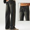 Pantalones Casuales Rectos Sueltos Retro con Aspecto Desgastado de Estilo Americano para Hombre de Primavera y Otoño