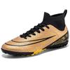 High Top Men Soccer Shoes FG/TF Anti-Skid Male Football Boots Kids Grass Training Ankle Cleats Soccer Sneakers
