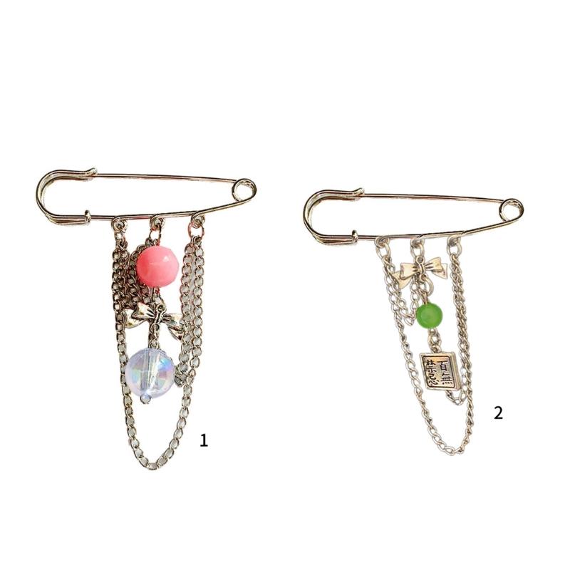 Broche Épingle Chaîne Mode Épingle Corsage Matériau Alliage Épingles de revers Accessoires Bijoux Vêtements pour Décorations de Tissu