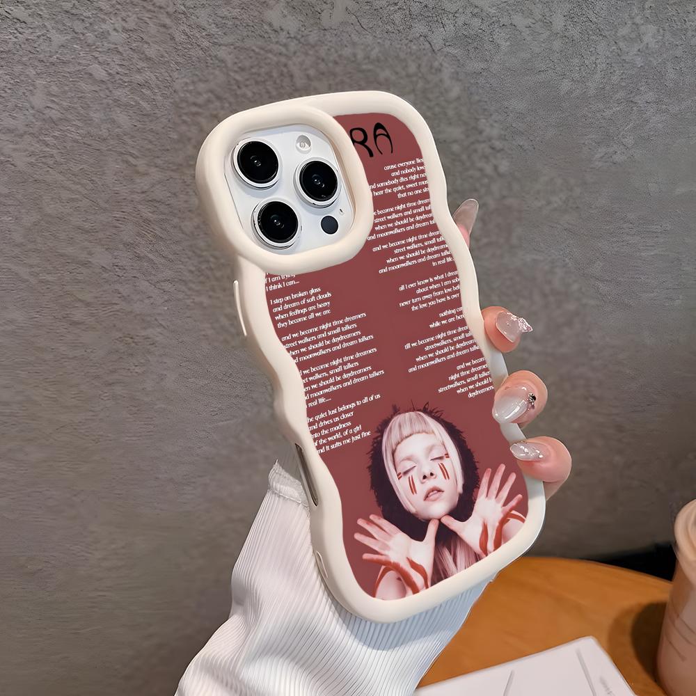Aurora Aksnes Wavy Edge TPU Handyhülle für iPhone 17 16 15 14 13 12 11 Air Pro Max Plus Bunte Hülle