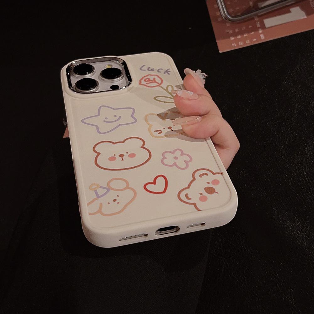 Cartoon Colorful Animal Case for iPhone 16 iPhone 16 Pro Max