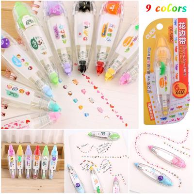 Cute Stationery Push Key Correction Tape Creative DIY  Letter Writing Tape