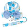 Classic Pet Harness and Leash Set,Summer Pet Clothes with Matching Leash and Cute Bow Decoration for Cats and Puppy Outdoor Walking Dogs