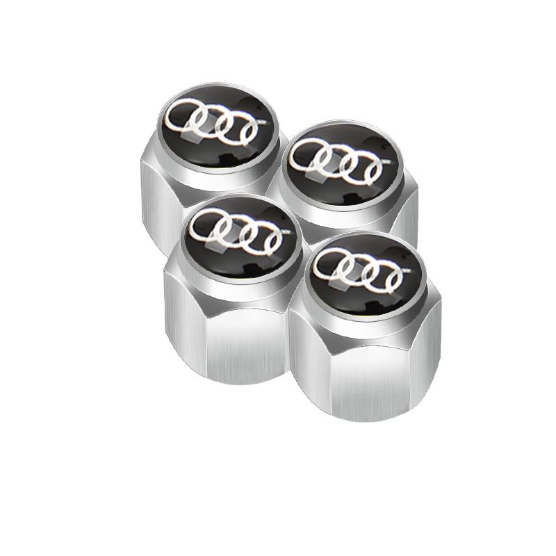 2026 Alloy Car Wheel Tire Valve Stem Caps Covers For S1 Sline R8 B6 Quattro TT A4 A5 A6 A3 A1 A7 S6 S8 S4 S2 RS3 RS5 Q3 Q5 Q7 2x