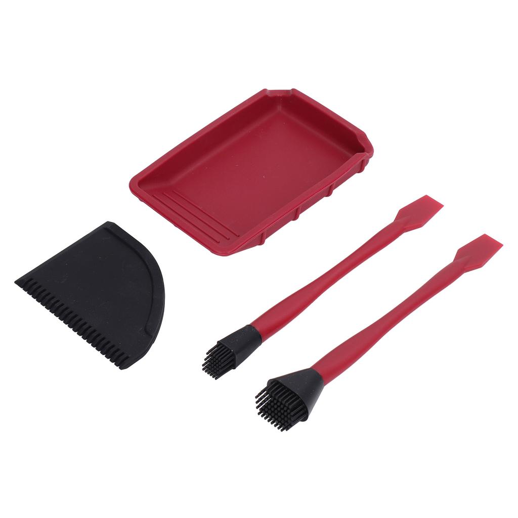 Kompletny Zestaw Kleju Silikonowego Klej do Drewna Pędzle do Nakładania Tacka Grzebień Szkoła Nakładanie Rozprowadzacz Aplikator Zestaw