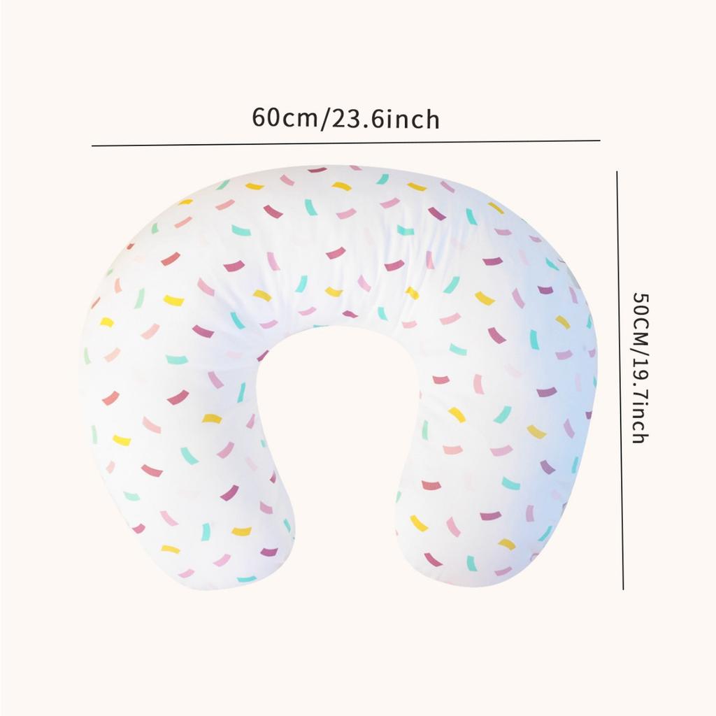 Round Nursing Pillow for Pregnant Women- Multi-functional Baby Feeding Pillow,Anti-Spit-Up Maternity Essential,Ergonomic Support