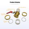 Brass PPR Fittings Hot Melt Ball Valve 2 Way Straight-through Valve Water Shut Off Flow Controller Switch Connector