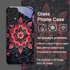 Vintage Mandala Lotusblumenmuster Gehärtetes Glas Handyhülle für Samsung Galaxy A56 A72 A55 A54 A53 A52 A36 A15 A14 A13 Cover