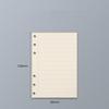 45 Sheets A5 A6 A7 Loose Leaf Notebook Refill Spiral Binder Inner Page Line Blank craft  Grid Inside Paper Stationery