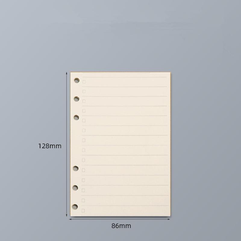 45 Sheets A5 A6 A7 Loose Leaf Notebook Refill Spiral Binder Inner Page Line Blank craft Grid Inside Paper Stationery