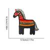 10PCS/Set Cartoon Pony Patten DIY Clothing Accessories Funny No Adhesive Backing Playful Patch Multi-Function 6 Styles