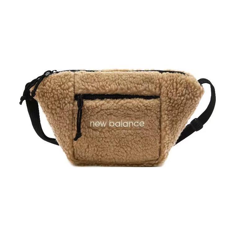 New Balance Sherpa One Shoulder Crossbody Fanny Pack Regular Unisex White (Unisex) Fanny Packs WT JABL1732