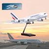47cm Aircraft Model Air France A380 Airlines Model Plane Airplane Resin Diecas Simulation Static Passenger Material Aviation