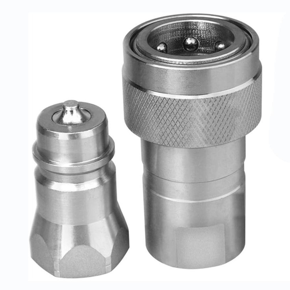 1 Set Carbon Steel 1/2" Ag Tractor Couplers Construction and Logging Industries