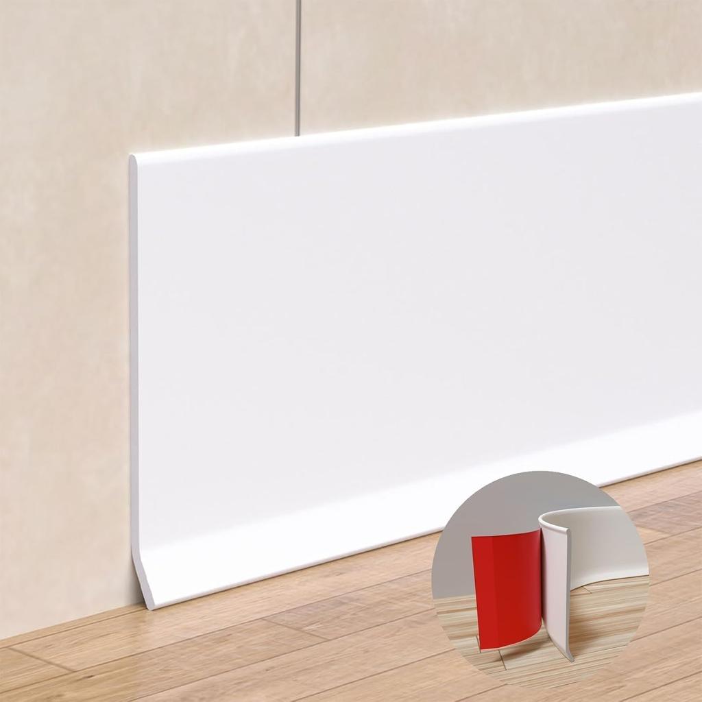 1 Stück 1/2/3 Meter PVC Sockelleiste Zierleiste Flexibles Vinyl Wandgrenze Aufkleber Selbstklebend Wasserdicht Taillenlinie Tapete Livi