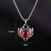 Halloween Necklace Clavicle Chain Jewelry Accessories Demon Eye Pendant Necklace Men's Neck Chains