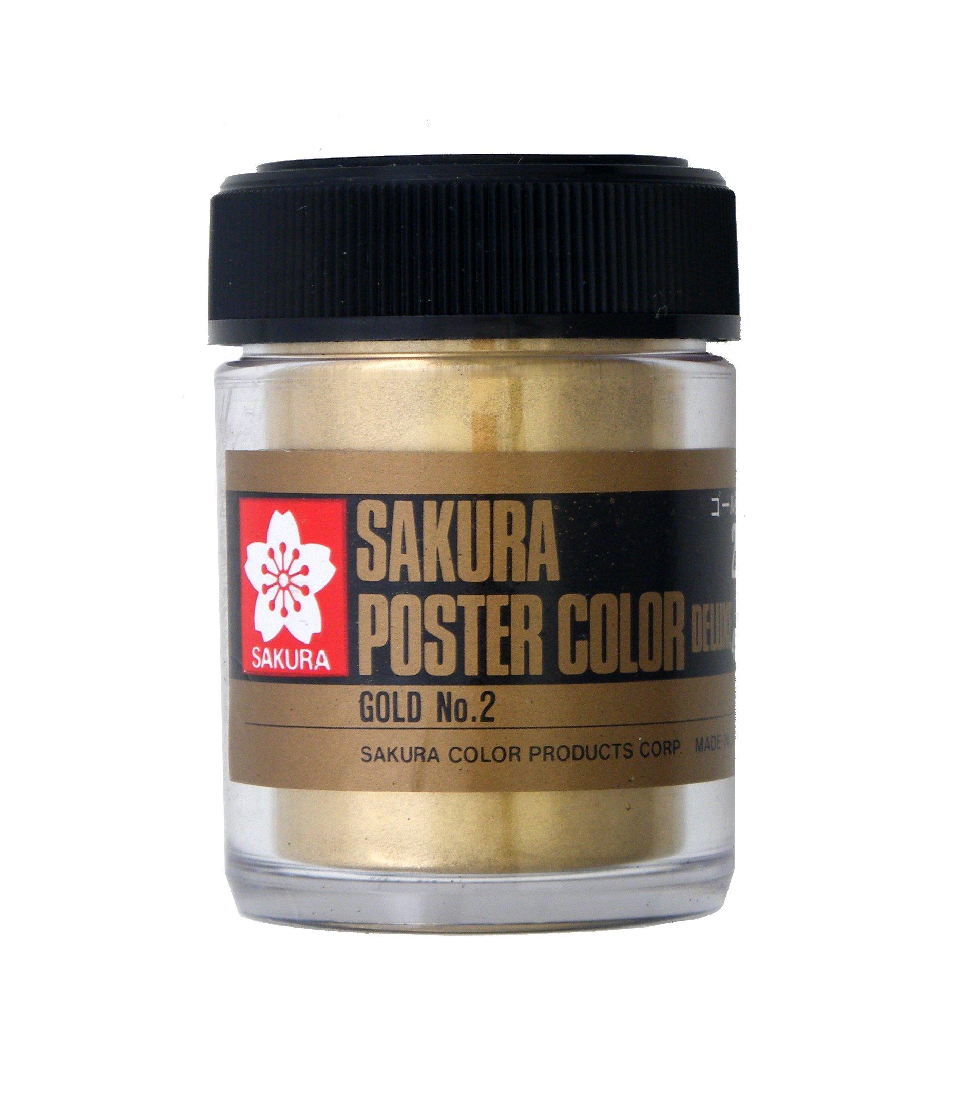 

Sakura Crepas Paint Poster Color DX 45 мл Gold No2 PWD45ML Tokuiro #253 золотой