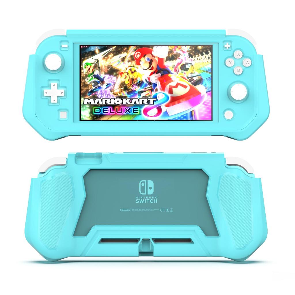 Protective Case, Full Protection Cover, TPU Shock-Absorption and Anti-Scratch for Switch Lite Skin with Bult-in Screen Protector & Thumb Grip Caps