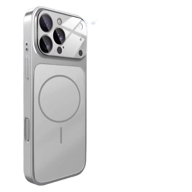 iPhone 17 Pro Max Galvanisiertes Magnetisches Case mit Apple 16 Mattglas-Fenster