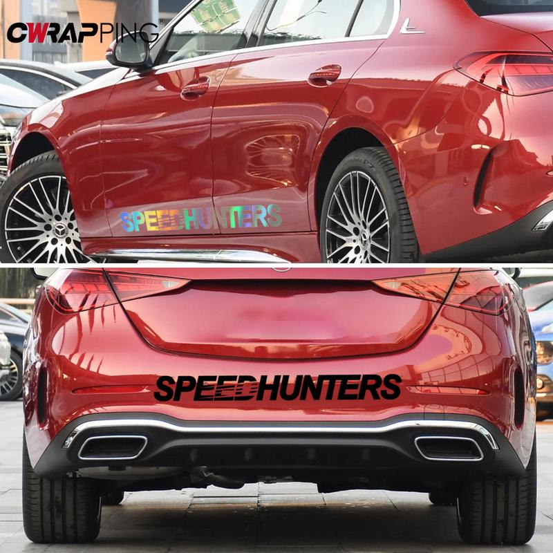 100x10cm Car Speed Hunters Graphics Car Vinyl Stickers Waterproof Racing Body Truck Bumper Rear Window Decal Tuning Accessories