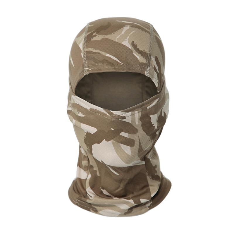 Camouflage Sturmhaube Vollgesichtsschal Outdoor Aktivität Ski Radfahren Vollgesichtsabdeckung Winter Hals Kopfwärmer Taktischer Schal Mütze Helm-Innenmütze