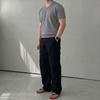 Onl Men S Ringer V Neck Crop Short SleeVe Knit muScle Fit