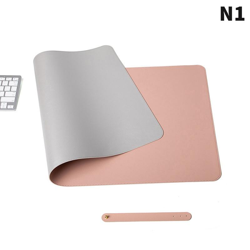 Nail Art Table Mat Soft Foldable Manicure Hand Rest Pad Waterproof Scratch Easy-Clean Office Desk Mat Portable PU Leather Pads