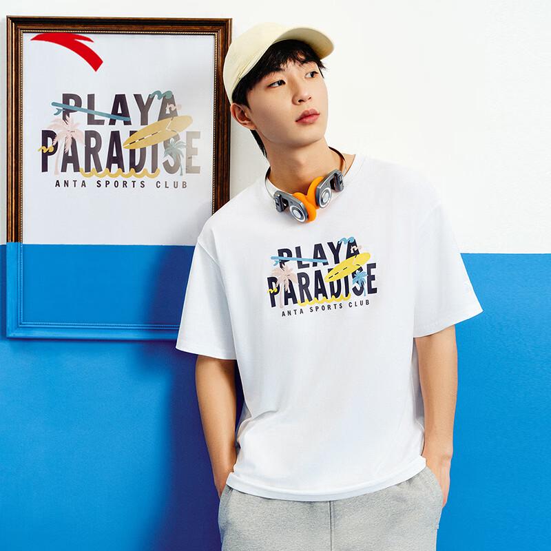 

ANTA Men s Casual Print Short-Sleeve T-Shirt 2XL