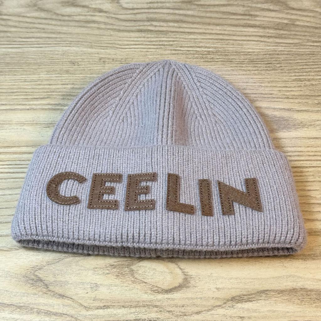 Woolen Hat for Women in Autumn and Winter Warm and Thickened Fashionable Knitted Hat That Shows Face Small Ear Protection Head Covering Hat