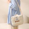 Canvas Baby Diaper Organizer Cartoon Single Shoulder Bag Women Handbag  Stroller Accessories