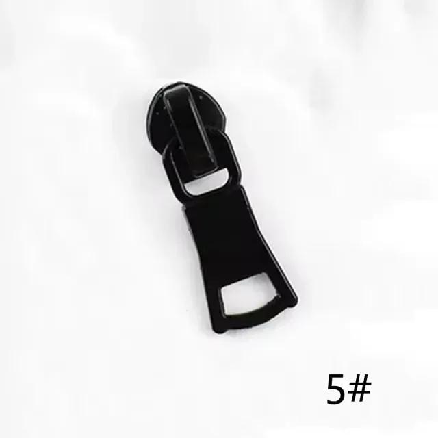 10/30Pcs 3# 5# 8# 10# Nylon Zip Slider Puller Reversed Zipper Head for Invisible Waterproof Zippers Garment Sewing Accessories