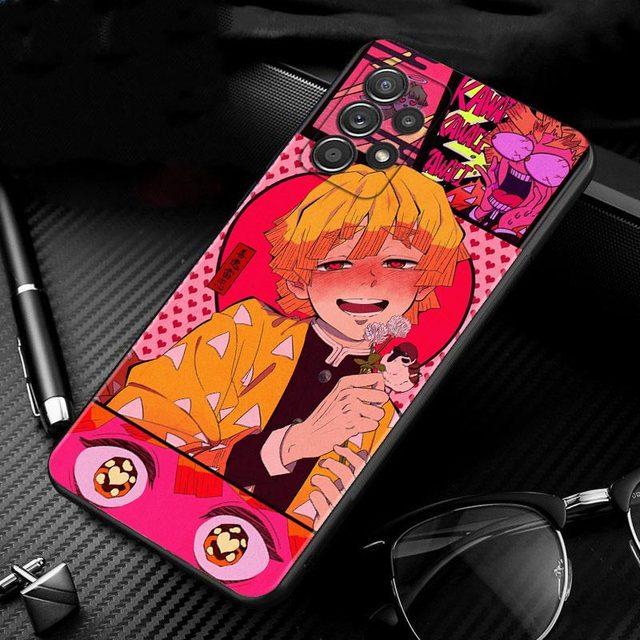 Husa Anime Demon Slayer Kimetsu pentru Samsung Galaxy A51 A71 A01 A11 A21 A21s A31 A41 A72 A52 A42 A32 A22 A12 A02 A02s F42 Shell