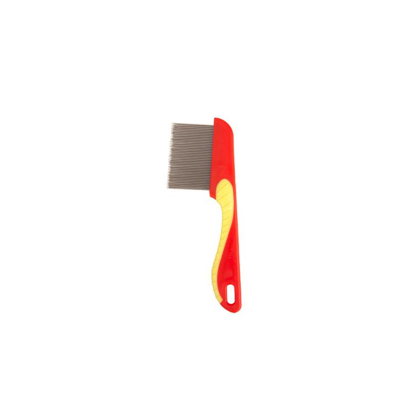 Pet Seahorse Comb, Dog and Cat Flea Stainless Steel Anti-static Flea Comb, Pet Split Comb