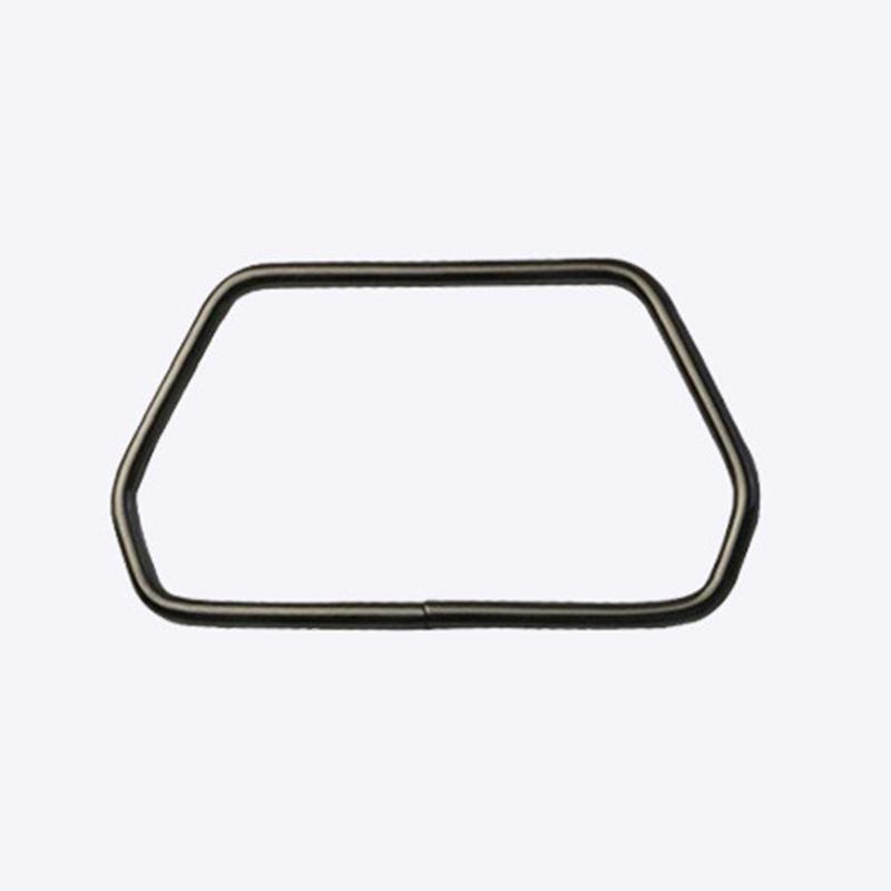 11,7 см Прочная шестиугольная трапециевидная металлическая ручка для сумок, багажа, фурнитура, аксессуар для сумки DIY, ремешок, золотая, серебряная, рамка для кошелька