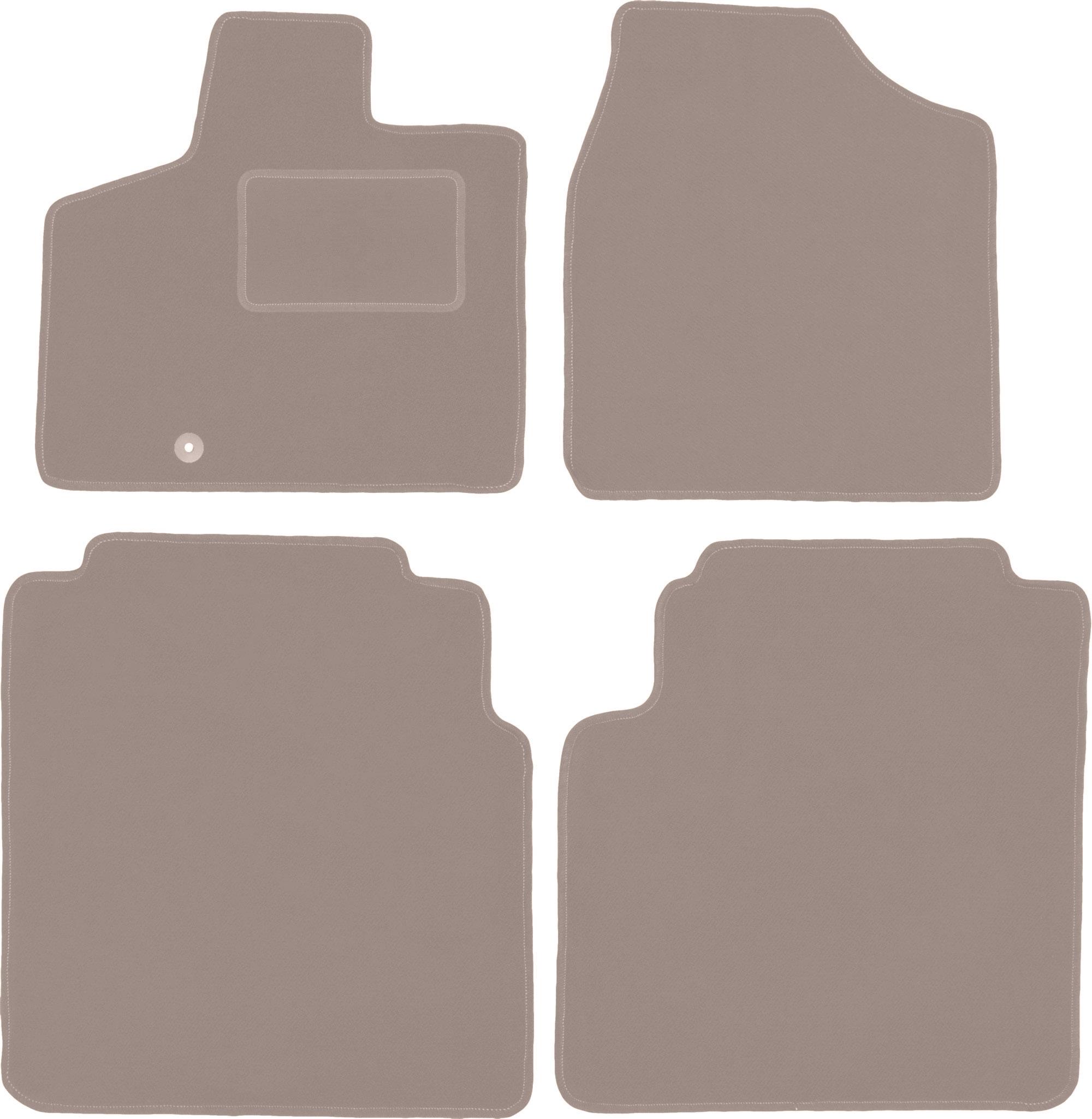 Beige velours vloermatten voor: Lancia Voyager MPV (2008-2016)