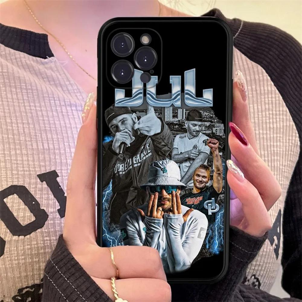 

JuL Rapper Phone Case For iPhone 11 12 13 14 15 16 Pro Max 7 8 Mini Plus SE X XS XR Transparent Shell 11 pro max