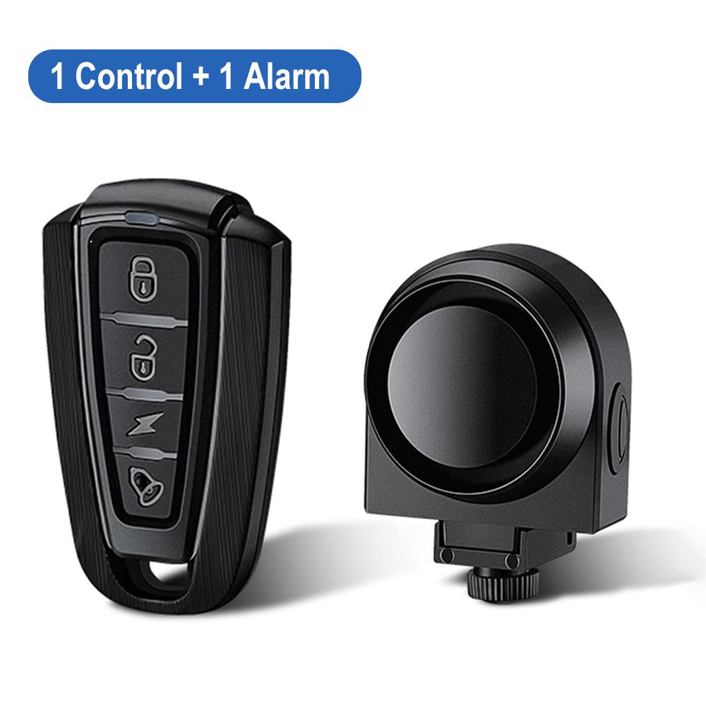 Extractme Motorcycle Alarm USB Charging Wireless Bicycle Burglar Lock Waterproof Electric Bike Security System Vibration Alarm 1 Set