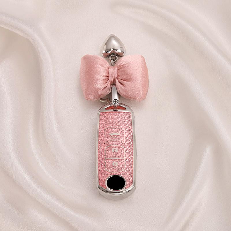 Crystal TPU 3 Button For Mazda Cx30 Cx5 Cx50 Cx9 Mx5 CX-3 CX-5 CX-7 Miata Remote Smart Car Key Case Cover Fob Holder Accessories
