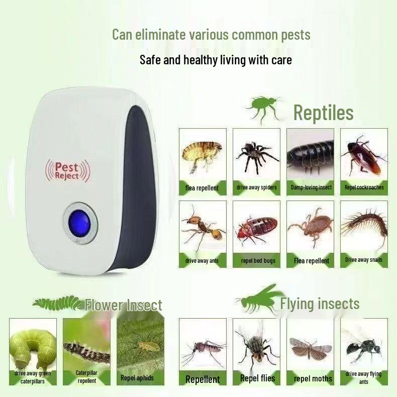 Ultra-Strong Indoor Ultrasonic Pest Repeller: Smart Electronic Device for Rodents & Mosquito Control