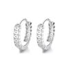 Qian Duoduo Coin Stud Earrings Women'S Sterling Silver Ear Buckles Design Sense Earrings Men'S Copper Coin Earrings Personalized Plain Ring Earrings