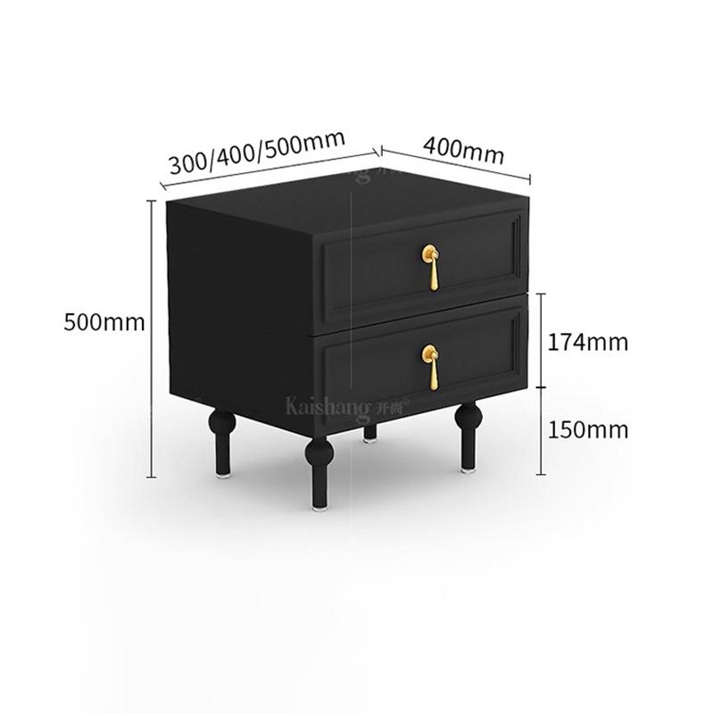 European Vintage Night Tabl Storage Drawers Drawers Cute Bedside Table Aesthetic Trendy Mesitas De Noche Bedroom Furniture