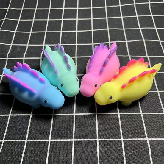 Cartoon Dinosaurier Quetschspielzeug Angstlinderung Stegosaurus Sensorisches Spielzeug Weicher Dehnbarer Mehl Stressball Home Office Worker Entspannungswerkzeug