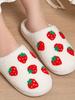 Fashion House Fuzzy Slipper Men Male Ghost Face Blue Evil Eye Home Shoes Plush Winter Warm Indoor Floor Non Slip Women Female Halloween