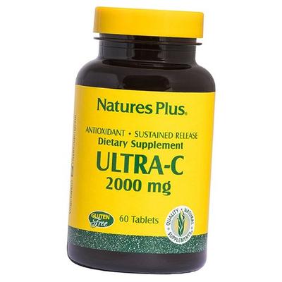 Vitamin C mit verzögerter Freisetzung, Ultra-C 2000, 60 Tabletten (36375152)