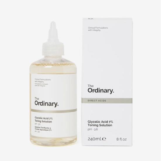 THE ORDINARY Toning Solution mit 7 % Glykolsäure, 240 ml – Stark peelender AHA-Toner