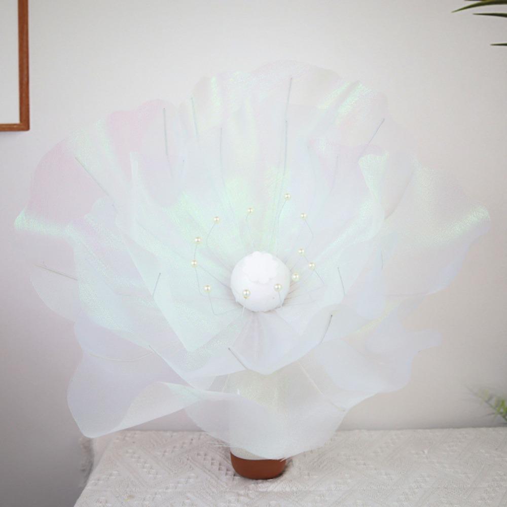 Simulation 3D Gauze Artificial Flower 50cm Big Giant Mesh Flower Hollow Silk Flower  Window Display