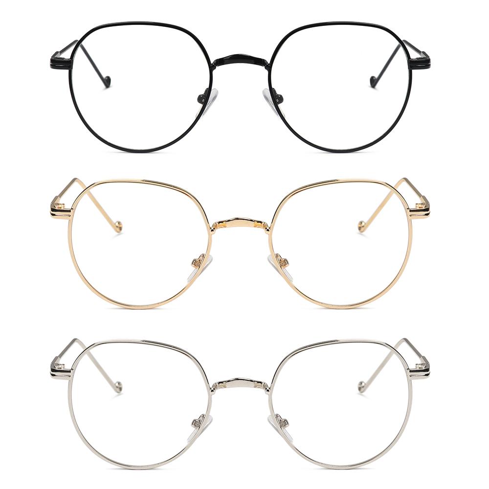 Unisex Metal Highdefinition Optical Spectacle Flat Mirror Eyewear