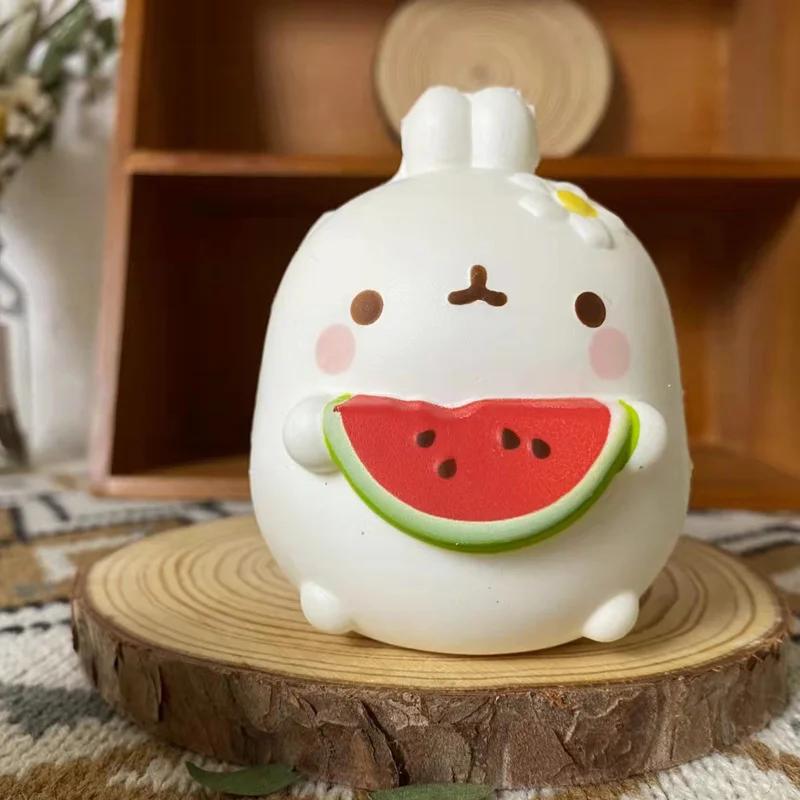 

НОВЫЙ взрослый детский Милый Цыпленок Кролик Клубника Огромный Сквиши Каваи Животное Медленно Поднимающийся Стресс Мяч непоседа игрушки Сжимать еду Игрушки